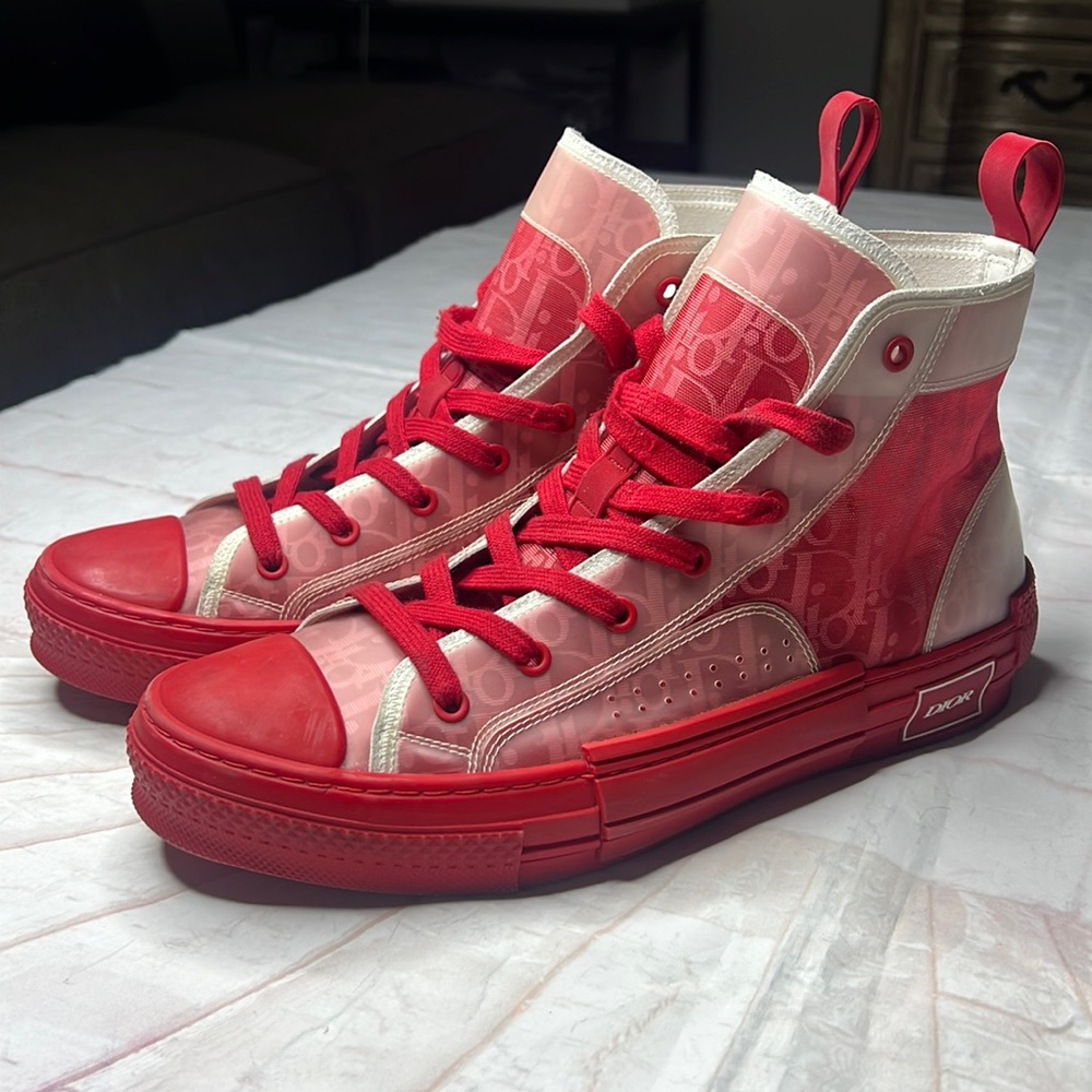Christian DIOR B23 High Top Sneakers sz 43.5
